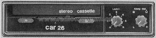 Car 26 Stereo; ITT Schaub-Lorenz (ID = 415719) Reg-Riprod