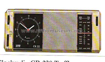 Clockradio Quarz CR222; ITT Schaub-Lorenz (ID = 450322) Radio