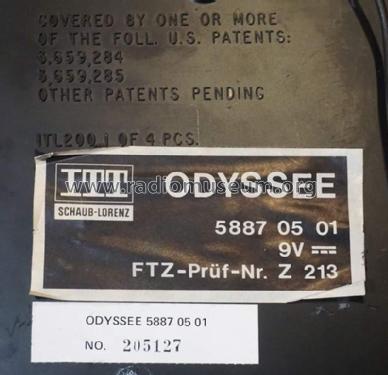 Elektronisches Fernsehspiel Odyssee 5887 05 01 und YE7100BK11; ITT Schaub-Lorenz (ID = 2228179) Diversos