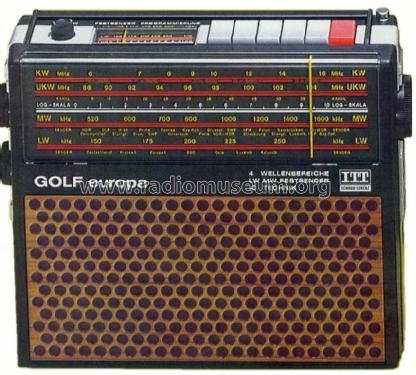 Golf Europa 108 5213-0287; ITT Schaub-Lorenz (ID = 983442) Radio