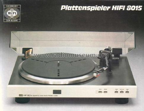 Hifi 80 Ouartz Lock Electronic Logic 8015; ITT Schaub-Lorenz (ID = 1927416) R-Player