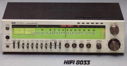 HiFi 80 Tuner/Amplifier 8033; ITT Schaub-Lorenz (ID = 1911756) Radio