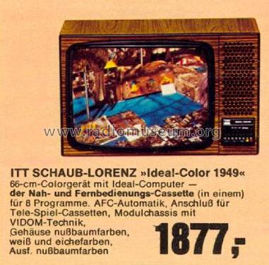 Ideal-Color 1949; ITT Schaub-Lorenz (ID = 1762840) Television