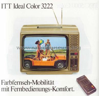 Ideal Color 3222; ITT Schaub-Lorenz (ID = 1927979) Television