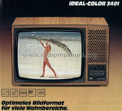 Ideal-Color 3401; ITT Schaub-Lorenz (ID = 1927302) Television
