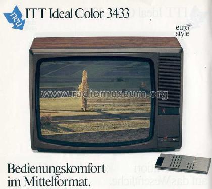 Ideal Color 3433 VT; ITT Schaub-Lorenz (ID = 1928718) Télévision