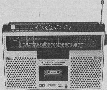 Intercontinental Stereo Cassette ; ITT Schaub-Lorenz (ID = 411265) Radio