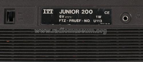 Junior 200; ITT Schaub-Lorenz (ID = 609507) Radio