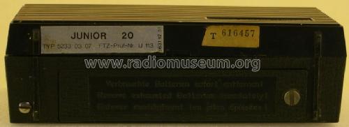 Junior 20 52330307; ITT Schaub-Lorenz (ID = 1674481) Radio