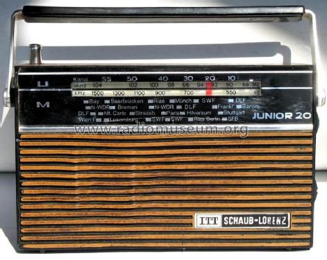 Junior 20 52330307; ITT Schaub-Lorenz (ID = 492958) Radio