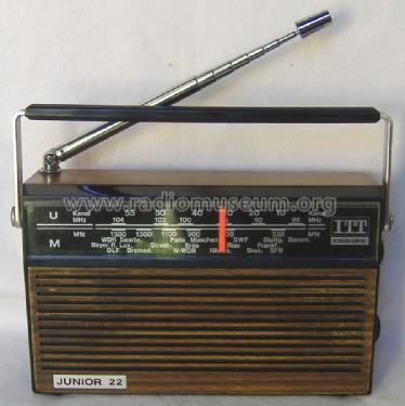 JUNIOR 22 52330381; ITT Schaub-Lorenz (ID = 1523341) Radio