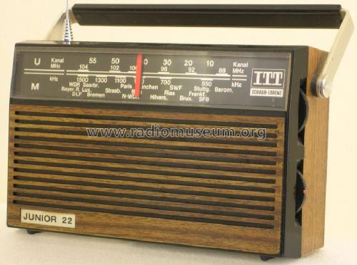 JUNIOR 22 52330381; ITT Schaub-Lorenz (ID = 1680336) Radio