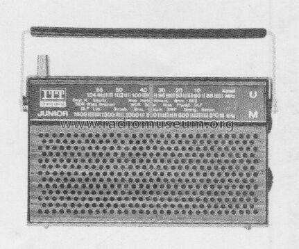 JUNIOR 23 52330355; ITT Schaub-Lorenz (ID = 87220) Radio