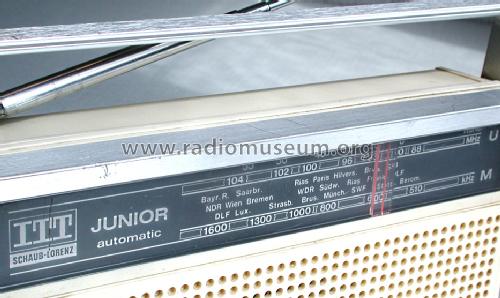 JUNIOR automatic 103 52330427; ITT Schaub-Lorenz (ID = 1705447) Radio