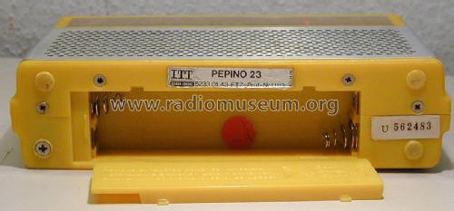 Pepino 23 52330137, 52330139, 52330141, 52330143; ITT Schaub-Lorenz (ID = 2155489) Radio