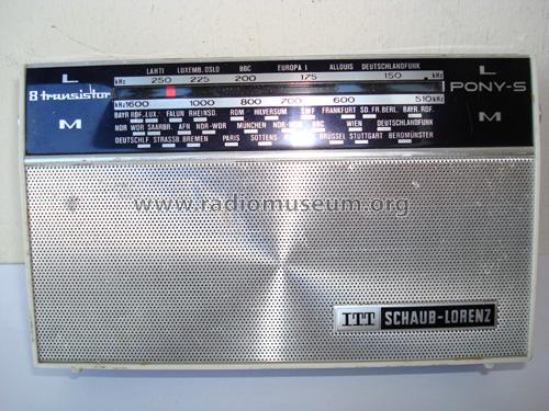 Pony S 52330101; ITT Schaub-Lorenz (ID = 620823) Radio