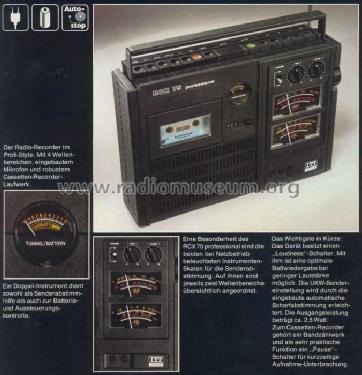 Professional RCX75 66313606; ITT Schaub-Lorenz (ID = 1909635) Radio