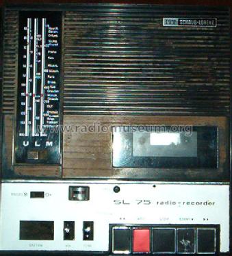 Radio-Recorder SL75 53310503; ITT Schaub-Lorenz (ID = 255888) Radio