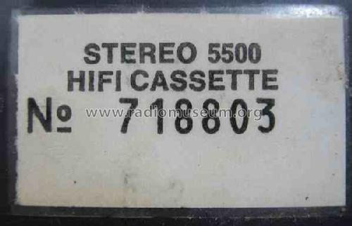 Stereo 5500 HiFi Cassette 5253 02/41, 5253 02/45; ITT Schaub-Lorenz (ID = 510551) Radio