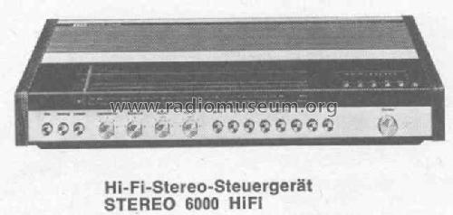 Stereo 6000 HiFi 52540401, 52540403, 52540405; ITT Schaub-Lorenz (ID = 381249) Radio