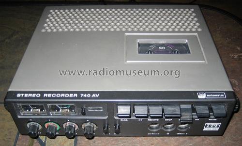 Stereo Recorder 740 AV 53320529; ITT Schaub-Lorenz (ID = 765263) R-Player
