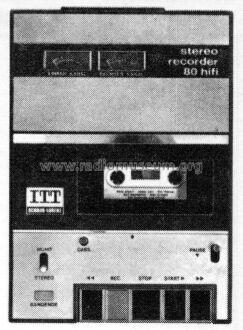 stereo recorder 80 hifi-Cr; ITT Schaub-Lorenz (ID = 87710) R-Player