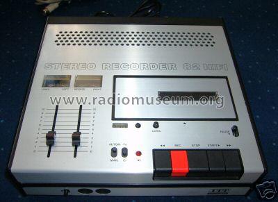 Stereo Recorder 82 HiFi; ITT Schaub-Lorenz (ID = 323967) Sonido-V