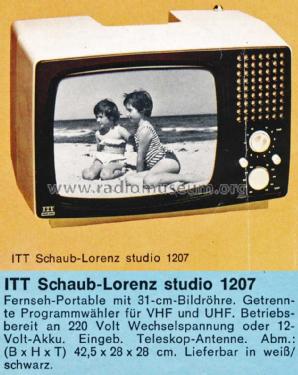 Studio 1207 ; ITT Schaub-Lorenz (ID = 1287698) Television