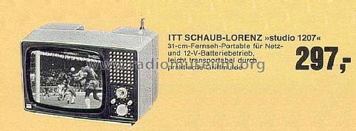 Studio 1207 ; ITT Schaub-Lorenz (ID = 1762394) Television