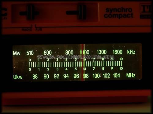 Synchro Compact 108 electronic 52410477 = rot; ITT Schaub-Lorenz (ID = 877727) Radio