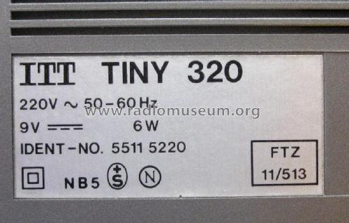 Tiny 320; ITT Schaub-Lorenz (ID = 3010151) Radio