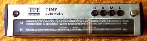 TINY automatic 103 5213 05 85; ITT Schaub-Lorenz (ID = 1666905) Radio