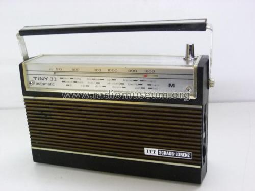 Tiny automatic 33; ITT Schaub-Lorenz (ID = 1780152) Radio