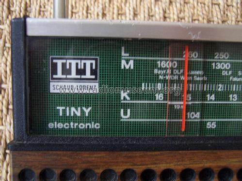 Tiny electronic 106; ITT Schaub-Lorenz (ID = 2254026) Radio
