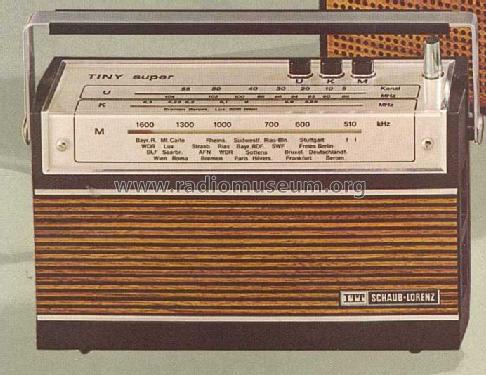 Tiny Super 52130709; ITT Schaub-Lorenz (ID = 1893558) Radio