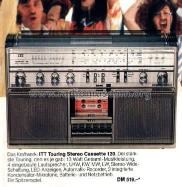 Touring Stereo Cassette 120; ITT Schaub-Lorenz (ID = 2457115) Radio