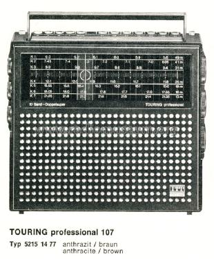 Touring Professional 107 5215 1477; ITT Schaub-Lorenz (ID = 1276536) Radio