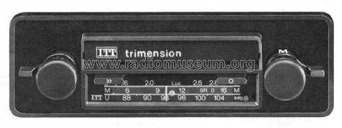Trimension TS812 52880217; ITT Schaub-Lorenz (ID = 95008) Car Radio