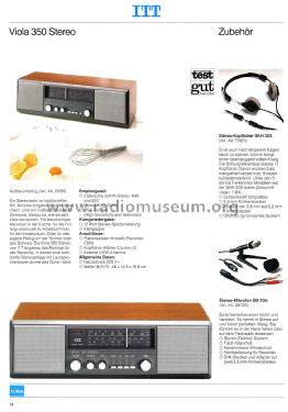Viola 3503-Band Stereo Radio 5511 51 91; ITT Schaub-Lorenz (ID = 2107742) Radio