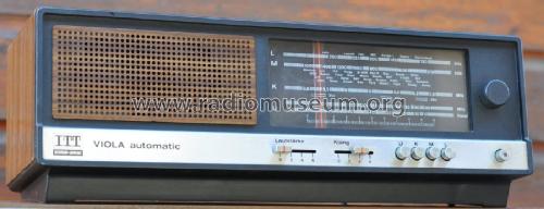 VIOLA automatic 103 52410329; ITT Schaub-Lorenz (ID = 1955863) Radio