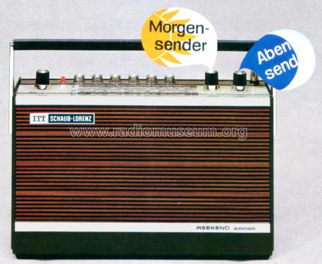 WEEKEND 100 automatic 52151001; ITT Schaub-Lorenz (ID = 2391672) Radio