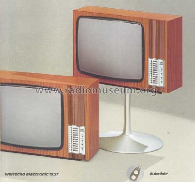 Weltecho electronic 1257; ITT Schaub-Lorenz (ID = 1895220) Television