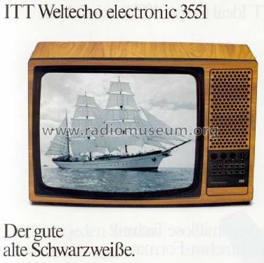 Weltecho electronic 3551; ITT Schaub-Lorenz (ID = 1928010) Television