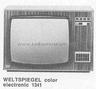 Weltspiegel Color Elektronik 1341; ITT Schaub-Lorenz (ID = 436827) Television