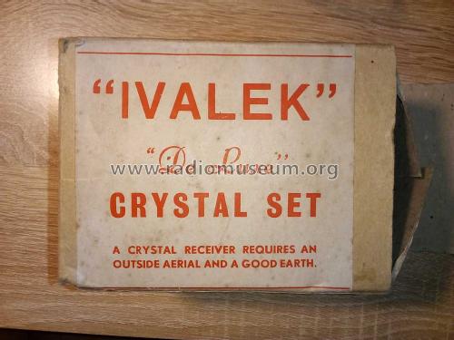 Ivalek Crystal Radio ; Ivory Electric Ltd. (ID = 2449036) Crystal
