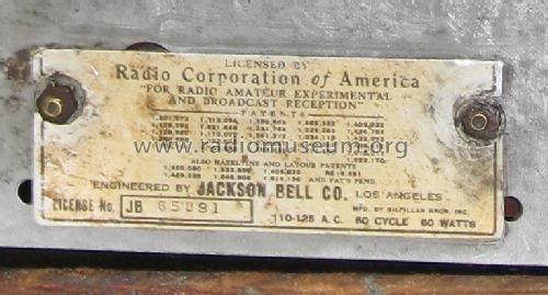 25A Peter Pan Junior ; Jackson-Bell Co. pre (ID = 470886) Radio