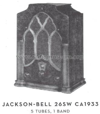 26SW ; Jackson-Bell Co. pre (ID = 1584711) Radio