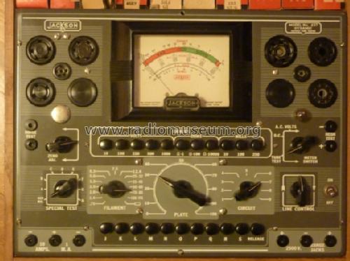 Tube tester with integrated VOM 637; Jackson The (ID = 956262) Equipment
