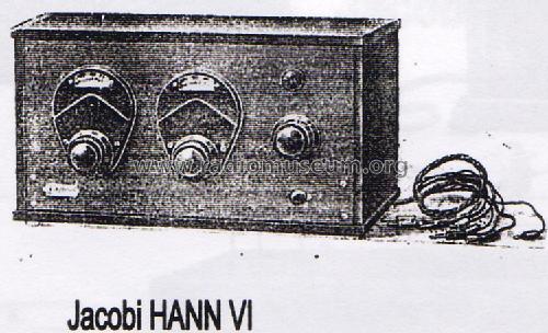 HANN VI 21502; Jacobi; Radio-, (ID = 35234) Radio