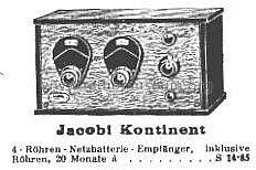 Kontinent ; Jacobi; Radio-, (ID = 10369) Radio